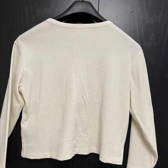 🤍 Treasure & Bond Waffle Thermal Crewneck – Size M – NWOT - Picture 7 of 8